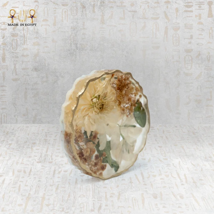 Natural Dried Flower Resin Coaster - Image 3