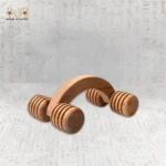 المدلك الخشبي القوسي بأربع بكرات كبيرة