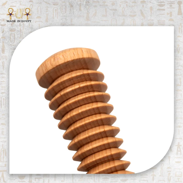 المدلك الخشبي الأسطواني المسنن - Image 2