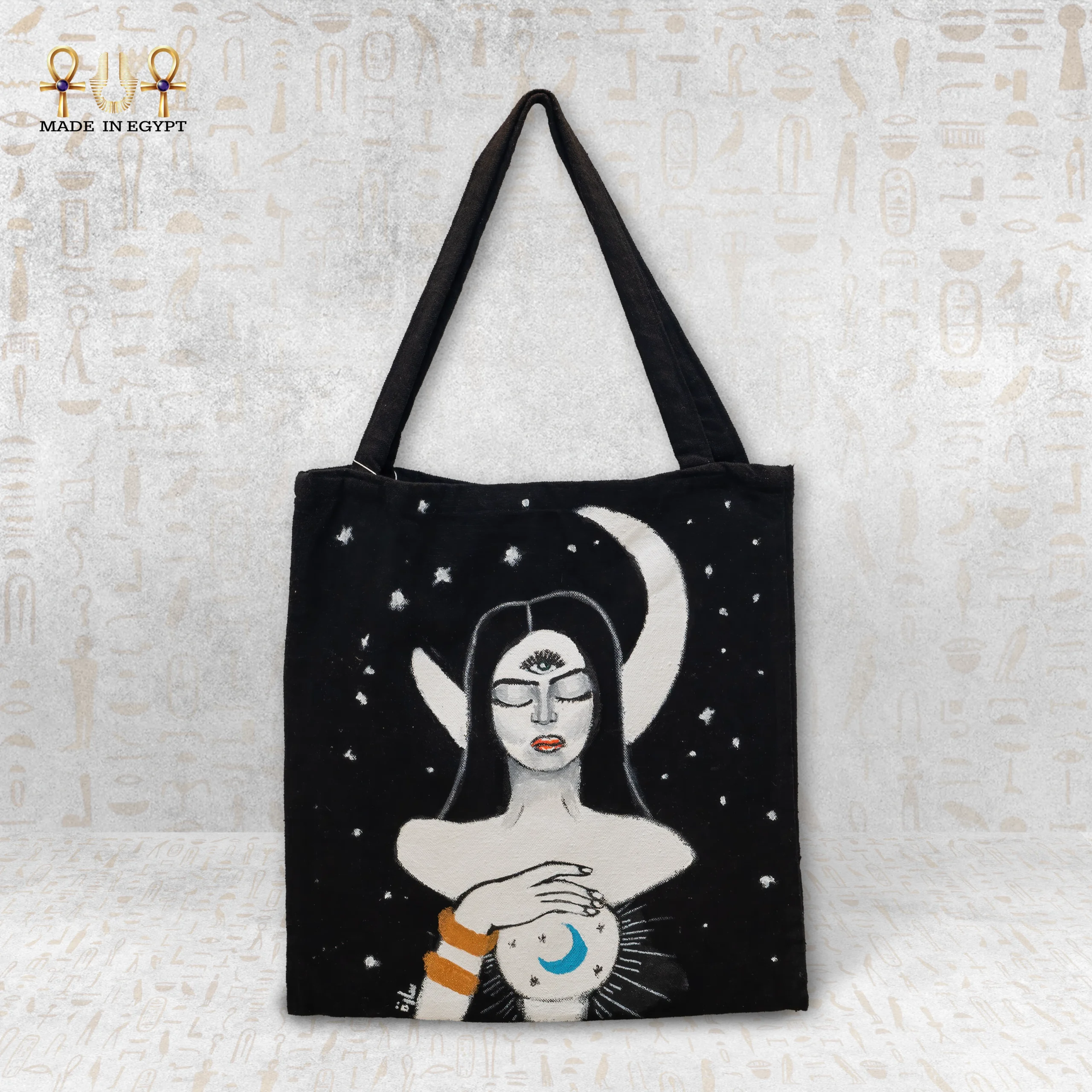 @30A Canvas Bag – Third Eye Design شنطة قماش العين الثالثة - الصورة 1