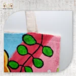 شنطة قماش الزهور الملونة - الصورة 3