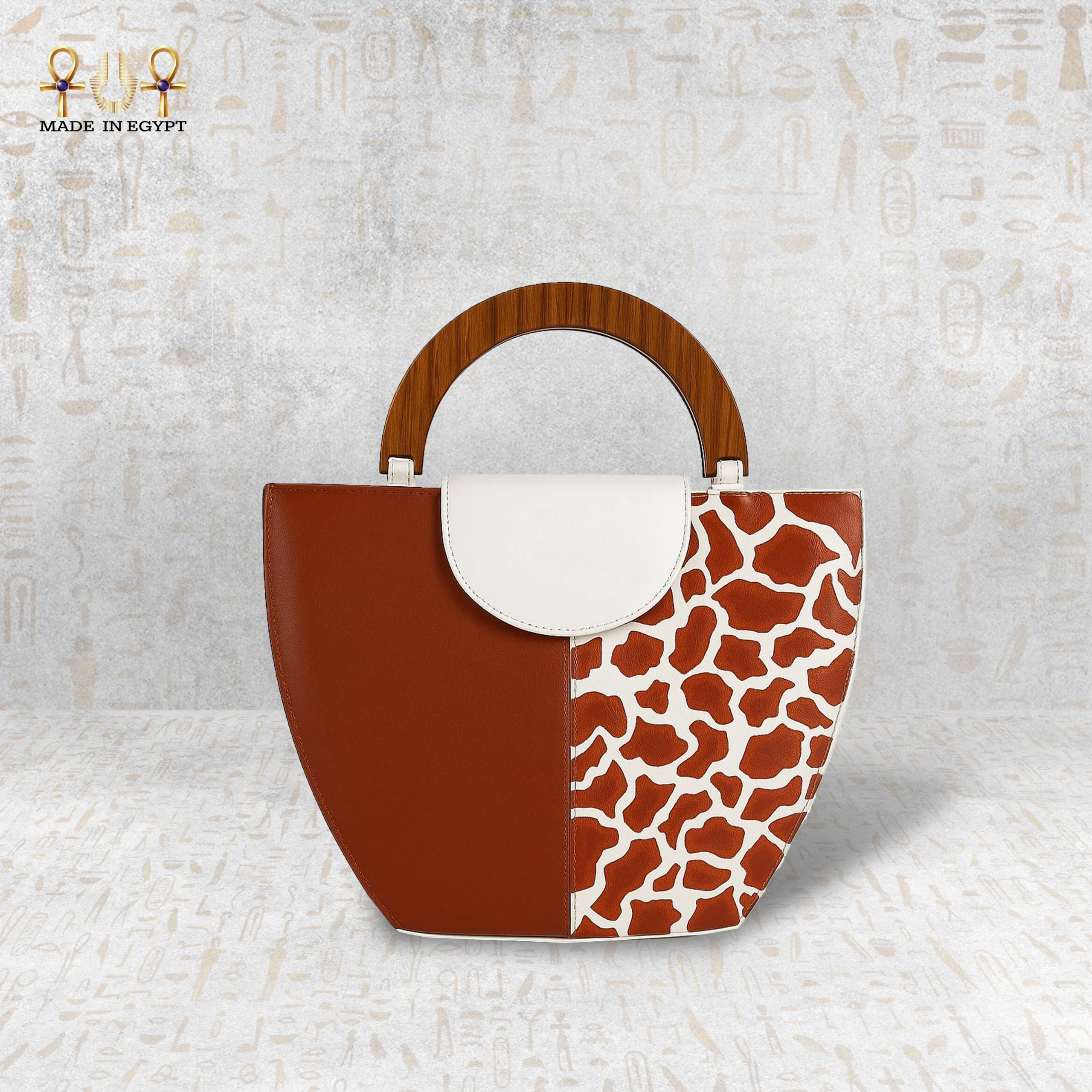 @4ASavanna Handbag – Hand-Painted Genuine Leather Savanna Handbag – Hand-Painted Genuine Leather - Image 1