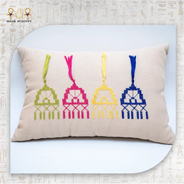 Colorful Lanterns Decorative Cushion - Image 1