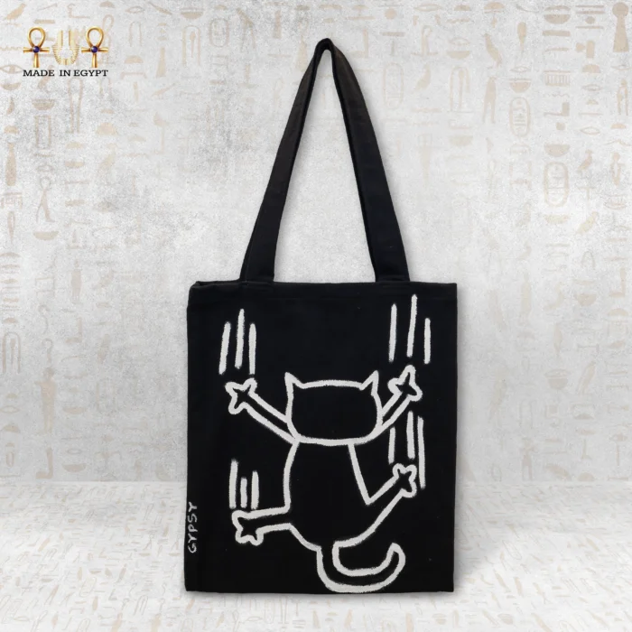 Playful Cat Tote Bag - Image 1