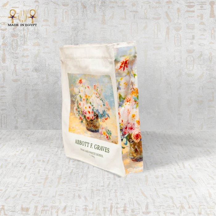 ⁦حقيبة الورود الكلاسيكية الفنية⁩ - الصورة ⁦2⁩