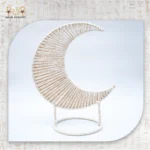 Macramé Crescent Moon Décor