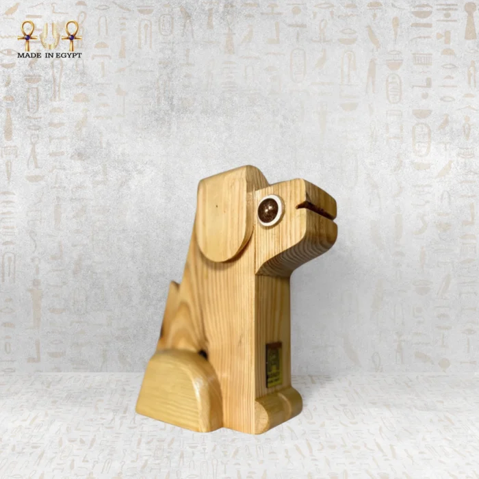 ⁦تمثال كلب جالس أكريليك⁩ - الصورة ⁦1⁩