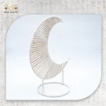 Macramé Crescent Moon Décor - Image 2