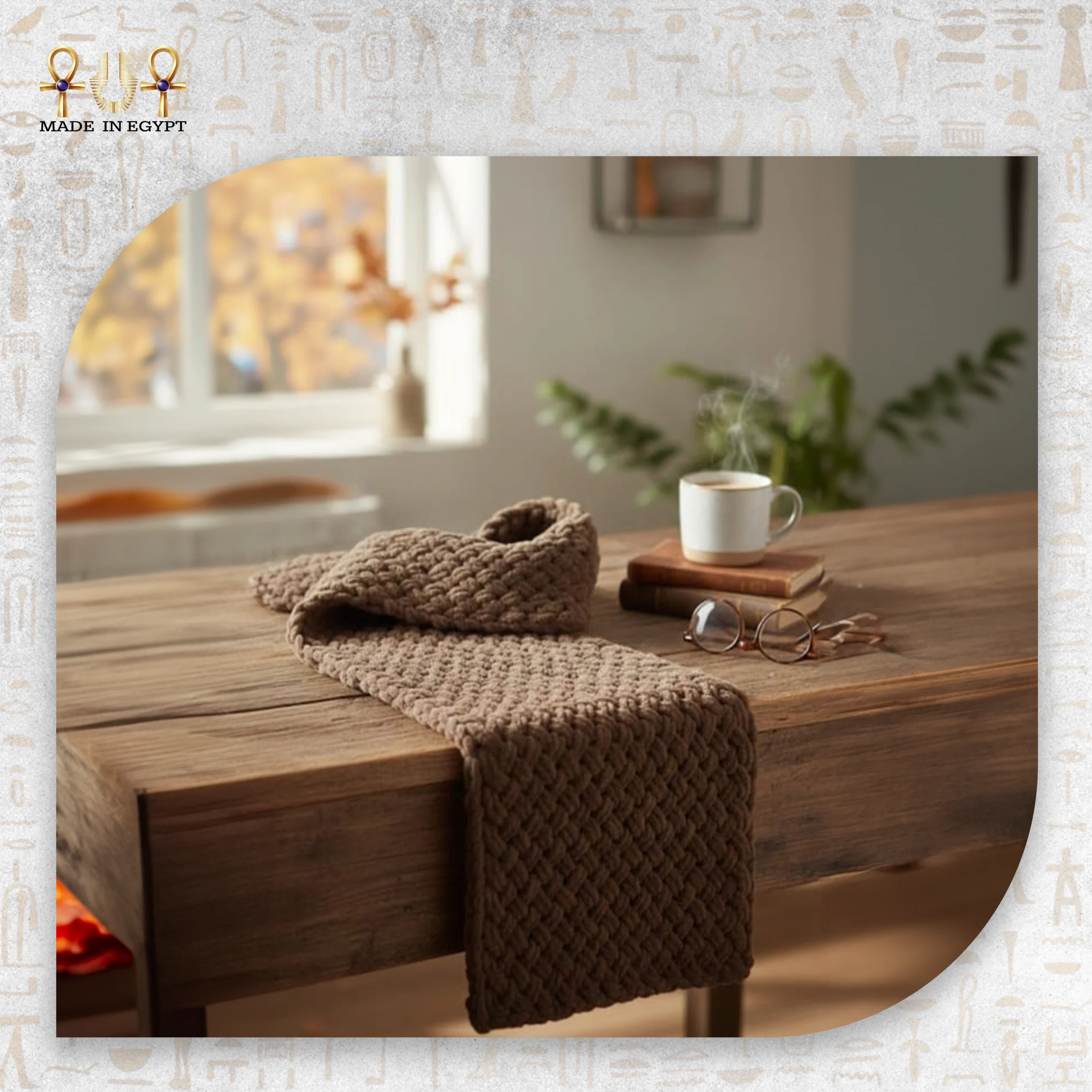 @7A Classic Warmth Scarf شال دفء كلاسيكي - الصورة 1