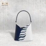 حقيبة موج البحر – جلد طبيعي برسم يدوي