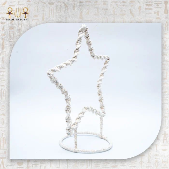 ⁦نجمة مكرمية ديكورية⁩ - الصورة ⁦3⁩