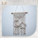 Crescent & Star Macramé Wall Hanging