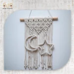 Crescent & Star Macramé Wall Hanging - Image 2
