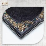 ⁦طفاية سجائر سوداء فاخرة بلمسات ذهبية⁩ - الصورة ⁦4⁩