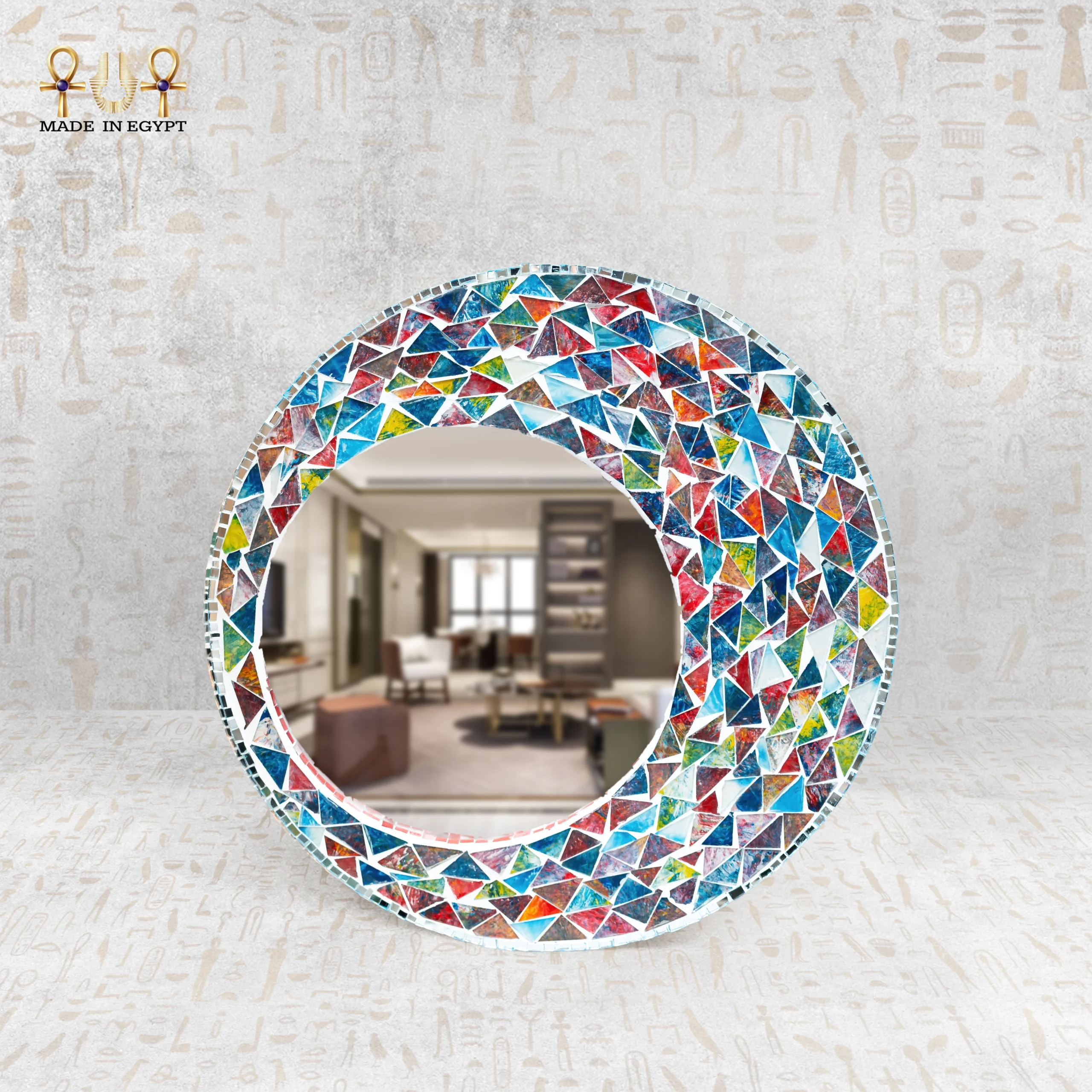 @12A Color Circles Mirror مرآة دوائر الألوان - الصورة 1