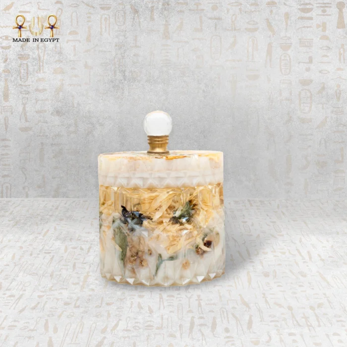 ⁦علبة تخزين ريزن فاخرة بالزهور الطبيعية⁩ - الصورة ⁦1⁩