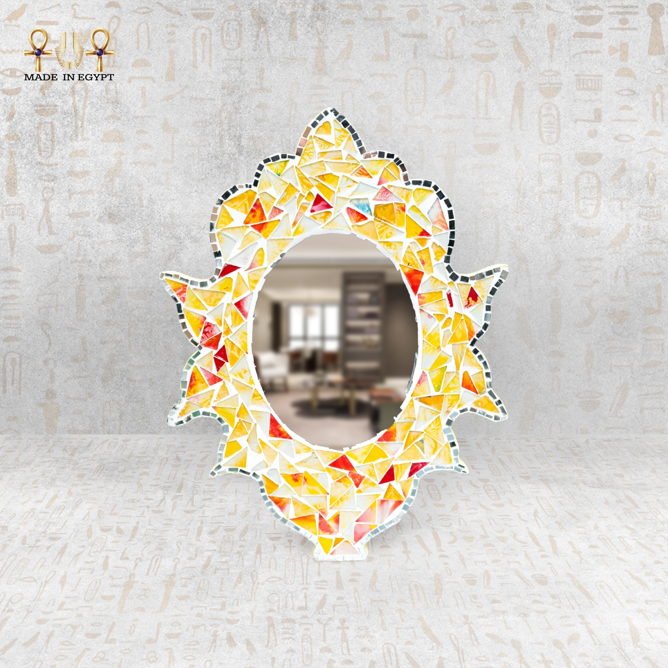 @13A Mosaic Sun Mirror مرآة شمس الفسيفساء - الصورة 1