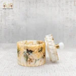 ⁦علبة تخزين ريزن فاخرة بالزهور الطبيعية⁩ - الصورة ⁦2⁩