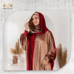 Distinctive Velvet Abaya with a Modern Touch - Image 2
