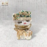 حاملة مجوهرات أنثوية بالريزن بتاج لامع