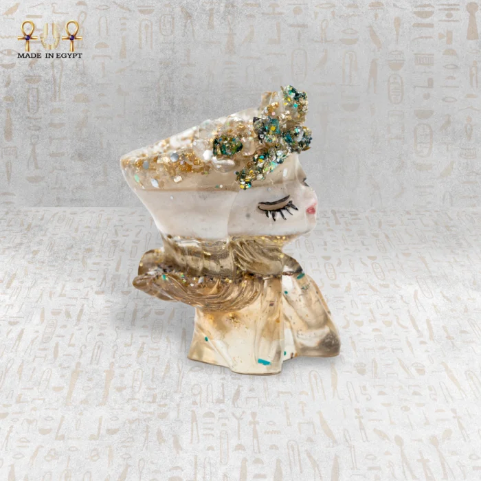 ⁦حاملة مجوهرات أنثوية بالريزن بتاج لامع⁩ - الصورة ⁦2⁩