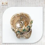 ⁦حاملة مجوهرات أنثوية بالريزن بتاج لامع⁩ - الصورة ⁦3⁩