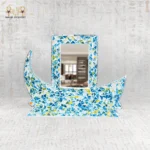 Blue Crescent Mirror