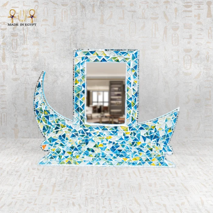 Blue Crescent Mirror - Image 1