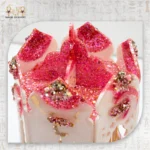 ⁦فانوس ريزن رمضاني وردي بلمسات ذهبية⁩ - الصورة ⁦6⁩