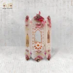 ⁦فانوس ريزن رمضاني وردي بلمسات ذهبية⁩ - الصورة ⁦3⁩