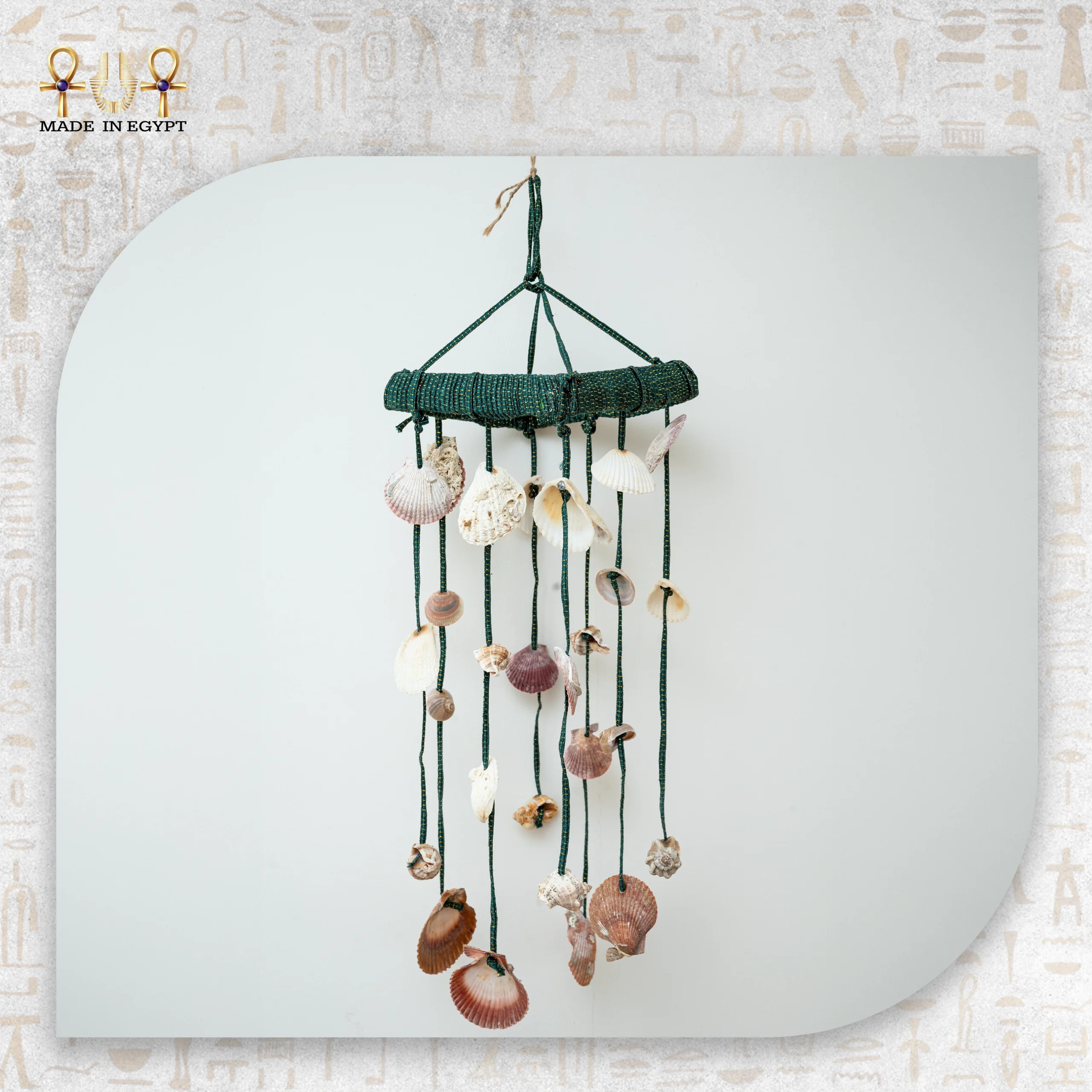 @1A.Handmade Seashell Hanging Décor Handmade Seashell Hanging Décor - Image 1