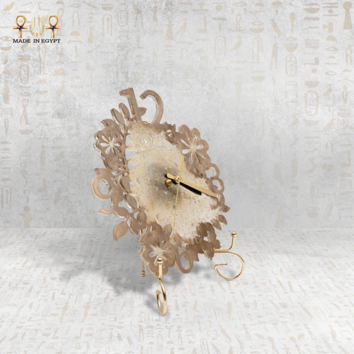 Golden Petals Clock - Image 2