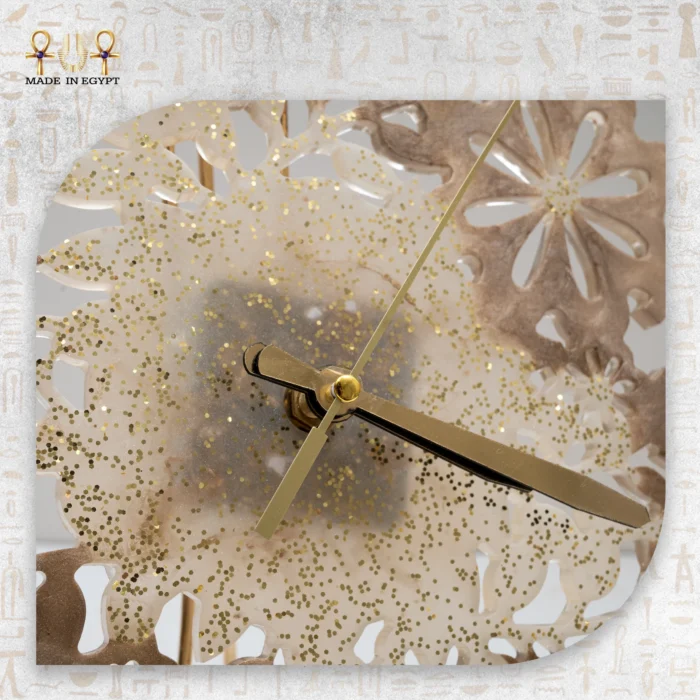 Golden Petals Clock - Image 3