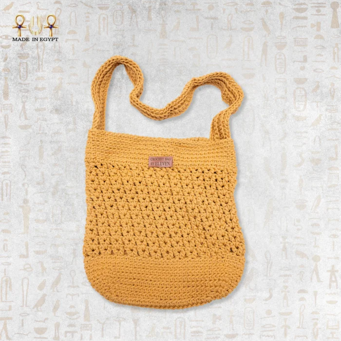 ⁦Handmade Crochet Shoulder Bag⁩ - الصورة ⁦9⁩