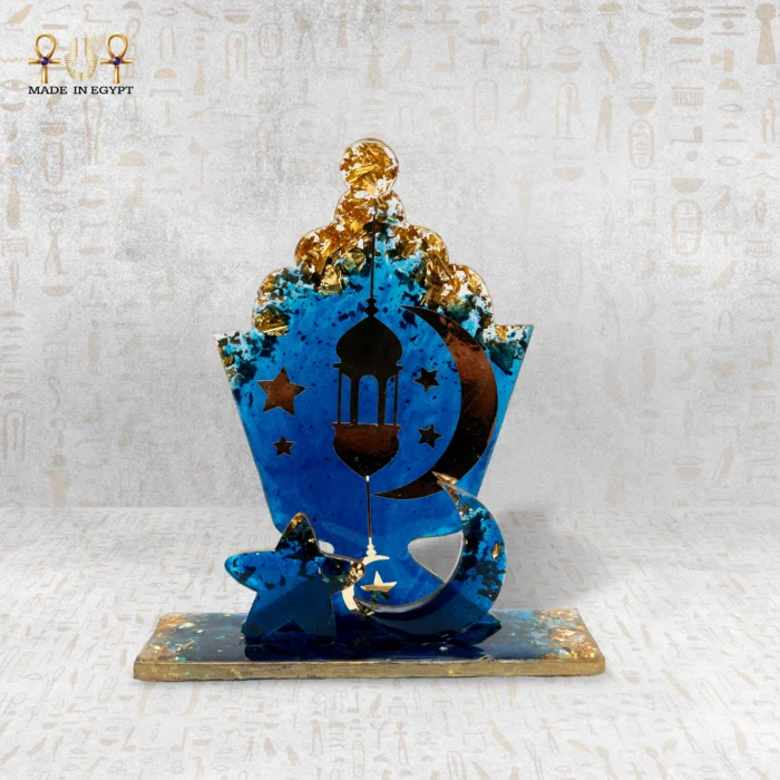 ⁦فانوس الهلال الأزرق الذهبي⁩ - الصورة ⁦1⁩