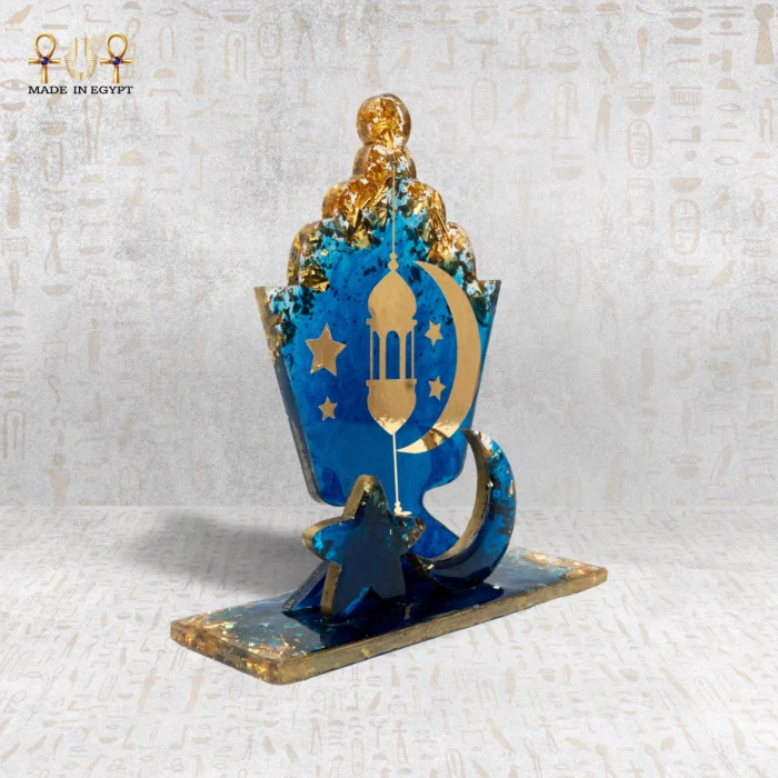 ⁦فانوس الهلال الأزرق الذهبي⁩ - الصورة ⁦2⁩