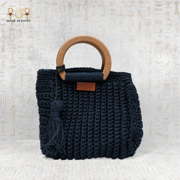 Classic Crochet Bag with Tassel Detail - Image 17