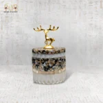 Luxury Crystal Box with Deer Lid