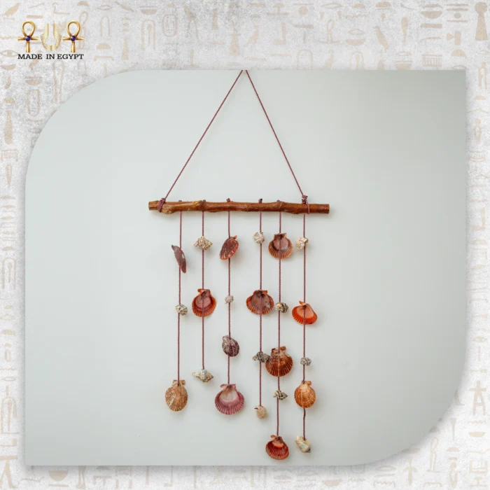 Seashell Hanging Decor with Wooden Branch - Image 1