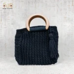 Classic Crochet Bag with Tassel Detail - Image 19