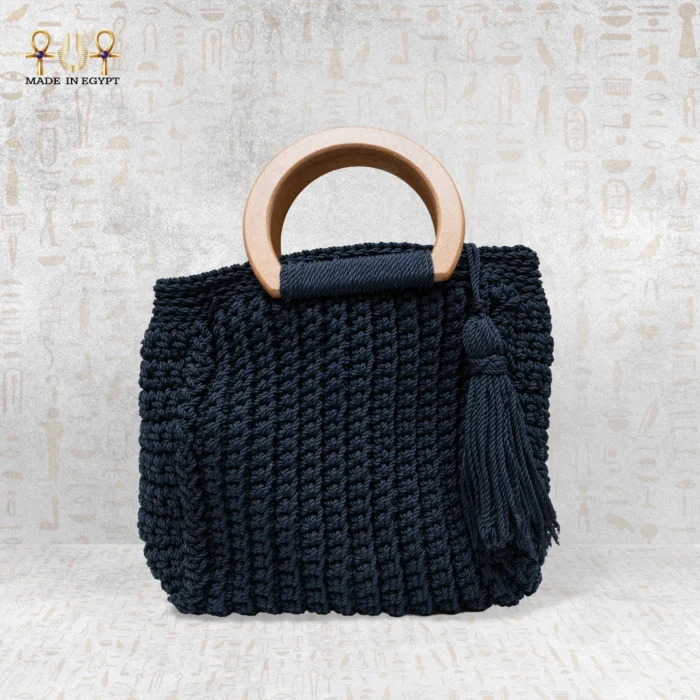 Classic Crochet Bag with Tassel Detail - Image 19