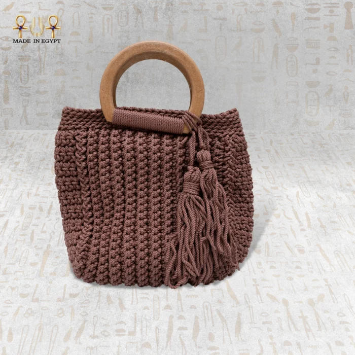 Classic Crochet Bag with Tassel Detail - Image 16