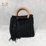 Classic Crochet Bag with Tassel Detail - Image 10