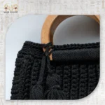Classic Crochet Bag with Tassel Detail - Image 11
