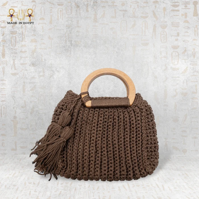 Classic Crochet Bag with Tassel Detail - Image 7