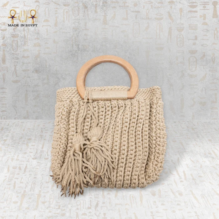 Classic Crochet Bag with Tassel Detail - Image 20