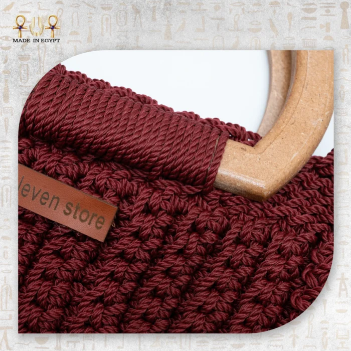 Classic Crochet Bag with Tassel Detail - Image 2