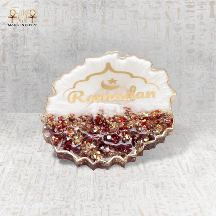 Ramadan Kareem Luxury Resin Coaster - Image 1
