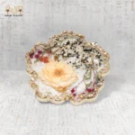 Natural Dried Flower Resin Coaster - Image 3