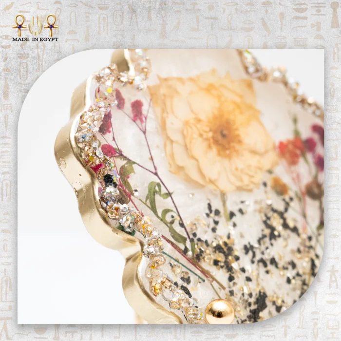 Natural Dried Flower Resin Coaster - Image 5